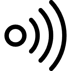 Signal Wave Icon from Ultimate Regular Set