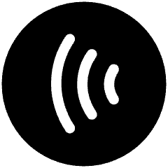 Wave Backward Circle Icon from Ultimate Bold Set