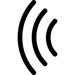 Wave Backward Icon from Ultimate Regular Set