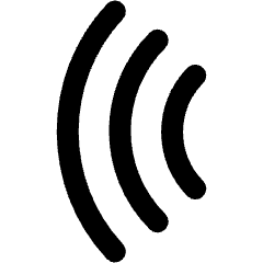 Wave Backward Icon from Ultimate Bold Set