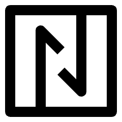 Wireless Network File Transfer Icon from Nova Line Set