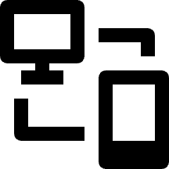 Wireless Network Personal Computer Mobile Icon from Nova Line Set