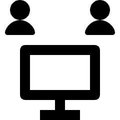 Wireless Network Share Personal Computer Icon from Nova Line Set
