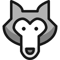 Wolf 1 Icon from Ultimate Colors Set