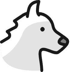 Wolf 3 Icon from Ultimate Colors Set