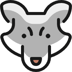 Wolf Icon from Ultimate Colors Set