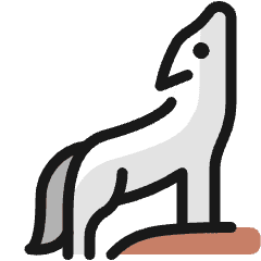 Wolf Body Howl Icon from Ultimate Colors Set