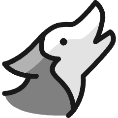 Wolf Howl Icon from Ultimate Colors Set