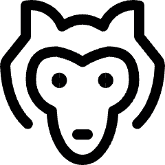 Wolf 1 Icon from Ultimate Regular Set