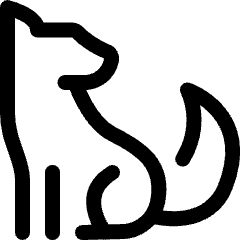 Wolf Sit 1 Icon from Ultimate Regular Set