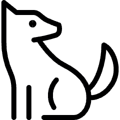 Wolf Sit 1 Icon from Ultimate Light Set