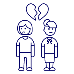 Lesbians Breakup 7 Illustration from UX Line Set