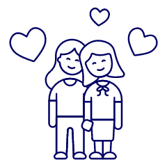 Lesbians In Love 1 Illustration from UX Line Set