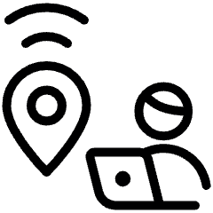 Digital Nomad Meeting Hub Location 1 Icon from Ultimate Light Set