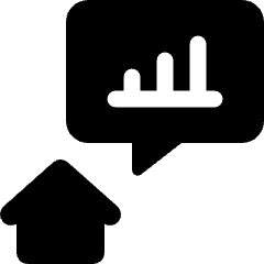 Work From Home Graph Presentation Icon from Ultimate Bold Set