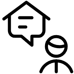 Work From Home Presentation Icon from Ultimate Light Set