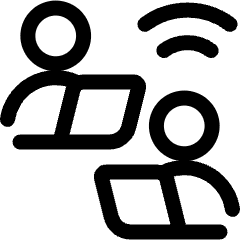 Working Remotely Team 2 Icon from Ultimate Regular Set