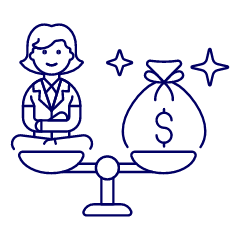 Balance Equal 5 Illustration from UX Line Set
