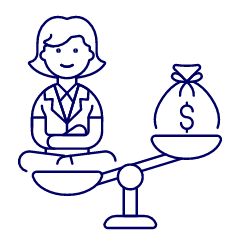 Balance Happy 5 Illustration from UX Line Set