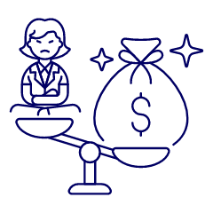 Balance Unhappy 5 Illustration from UX Line Set