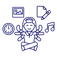 Multitasking 6 Illustration from UX Line Set