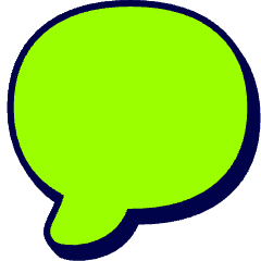 Bubble Conversation Icon from Stickies Duo Set