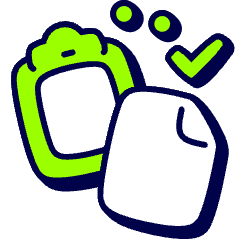 Checklist Document Icon from Stickies Duo Set