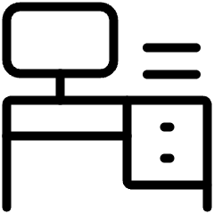 Desk Document Base Work Icon from Ultimate Light Set