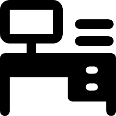 Desk Document Base Work Icon from Ultimate Bold Set