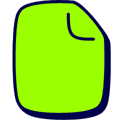 File Document Icon from Stickies Duo Set