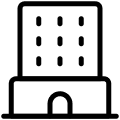 Office Building Double Floor Icon from Ultimate Light Set