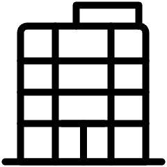 Office Building Glass Window Icon from Ultimate Light Set