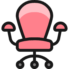 Office Chair Icon from Ultimate Colors Set