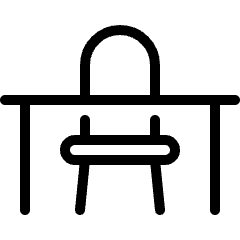 Office Chair Table 1 Icon from Ultimate Light Set