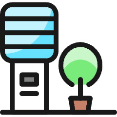 Office Outdoors 1 Icon from Ultimate Colors Set