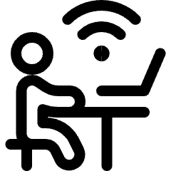 Office Work Wireless Icon from Ultimate Regular Set