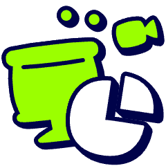 Video Presentation Icon from Stickies Duo Set