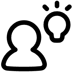 Collaborations Idea Icon from Plump Line Set