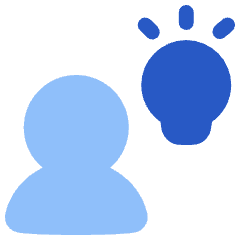 Collaborations Idea Icon from Plump Flat Set