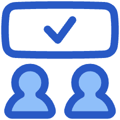 Group Meeting Approval Icon from Plump Duo Set