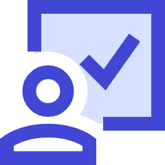 Group Meeting Approval Icon from Sharp Duo Set