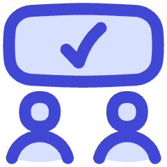 Group Meeting Approval Icon from Flex Duo Set