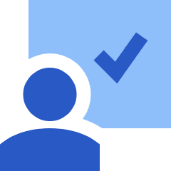 Group Meeting Approval Icon from Sharp Flat Set