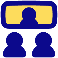 Group Meeting Call Icon from Plump Pop Set