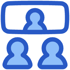 Group Meeting Call Icon from Plump Duo Set