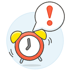 Alarm Alert Illustration from UX Colors Set