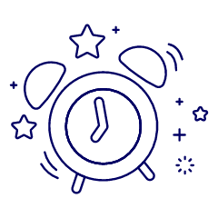 Alarm Star Illustration from UX Line Set