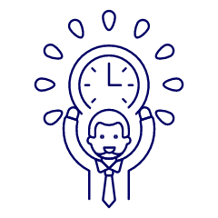 Energized Employee 3 Illustration from UX Line Set