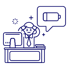 Overtime Energyless 1 Illustration from UX Line Set