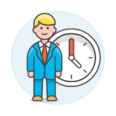 Overtime Stand 1 Illustration from UX Colors Set